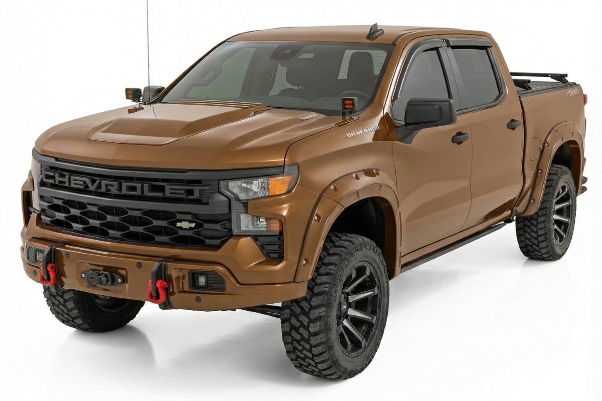 Chevrolet Silverado 1500 Bumper - Front - Rough Country - FXS 12000S - Harvest Bronze - '23-'26